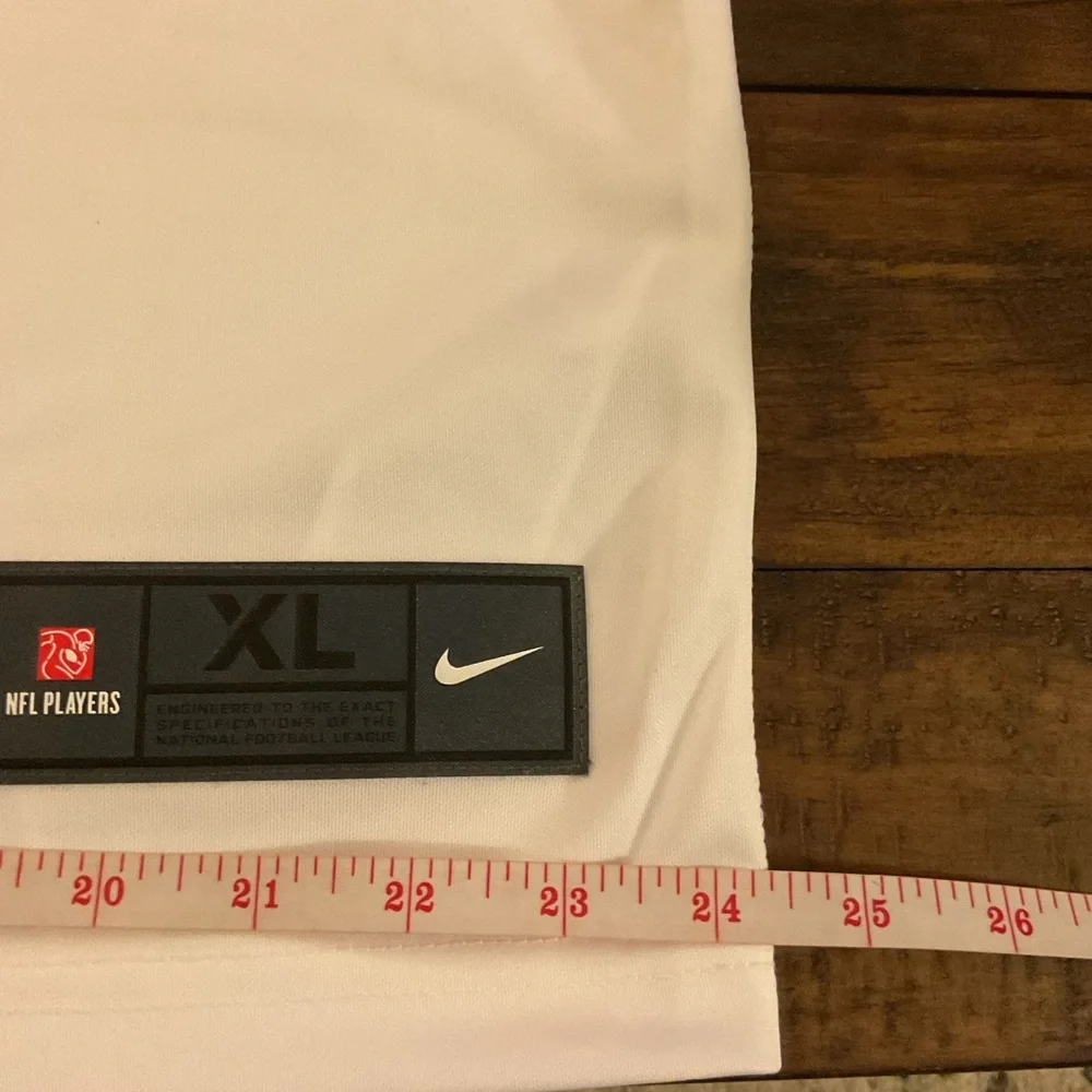 Men's XL SF 49ers Trey Lance Nike White Inverted Legend Jersey Football Sports - Picture 5 of 6